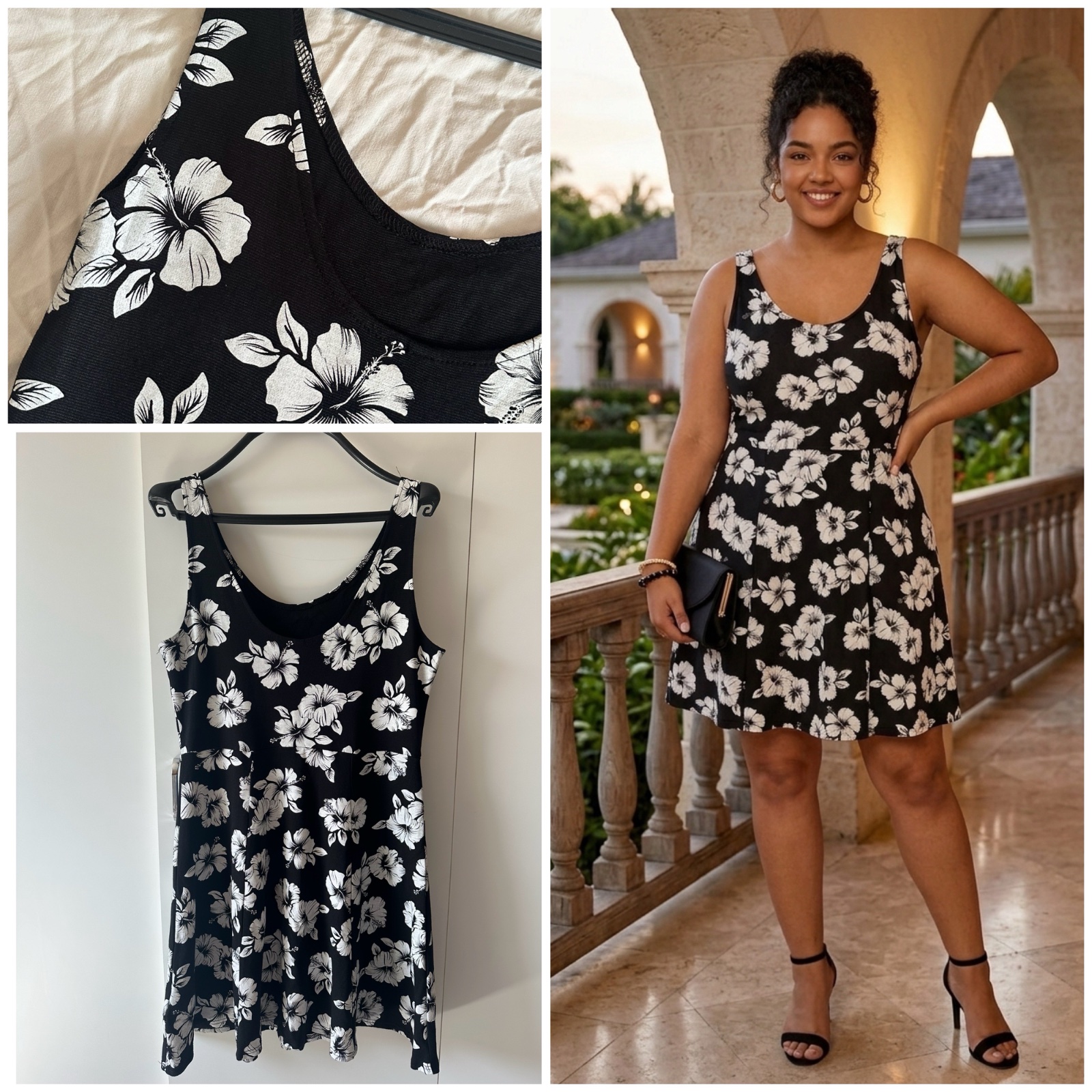 Robe Patineuse Fleurie – Look Frais & Féminin 🌹