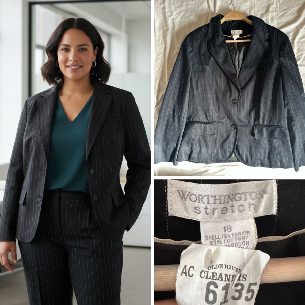 Blazer à fines rayures de Worthington  🌹
