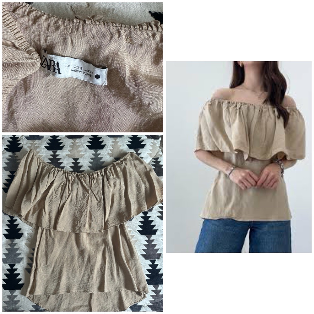 Pull zara off shoulder taille 40/42 🌹