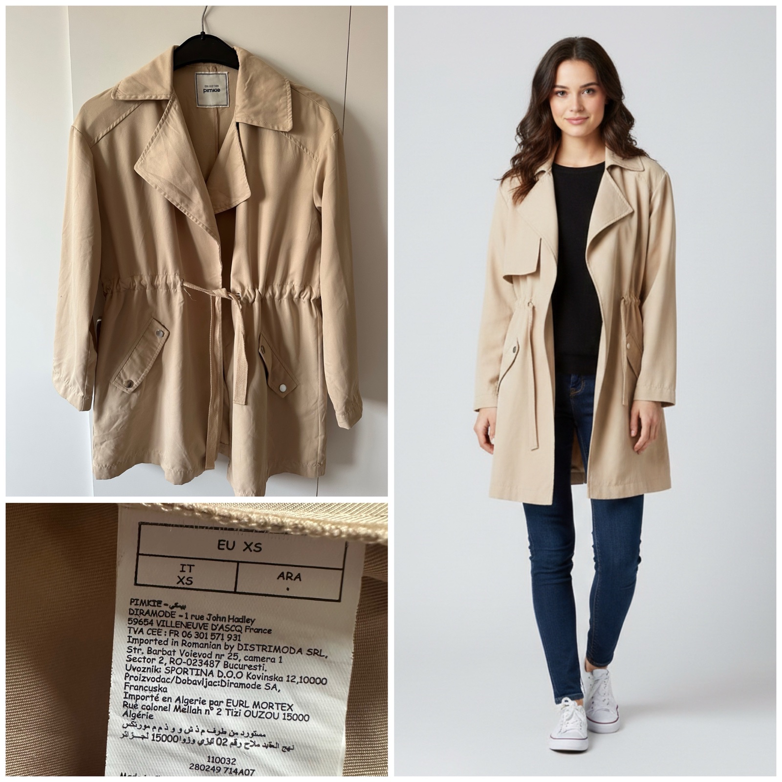 Trench court fluide beige – Collection Pimkie🤎🌸