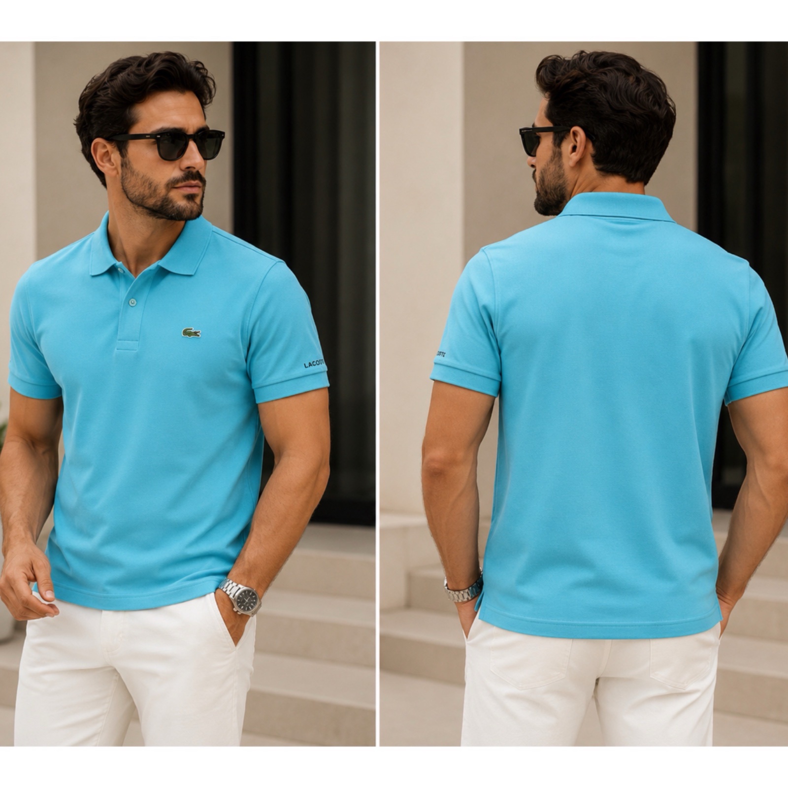 T-shirt Polo Lacoste 🩵