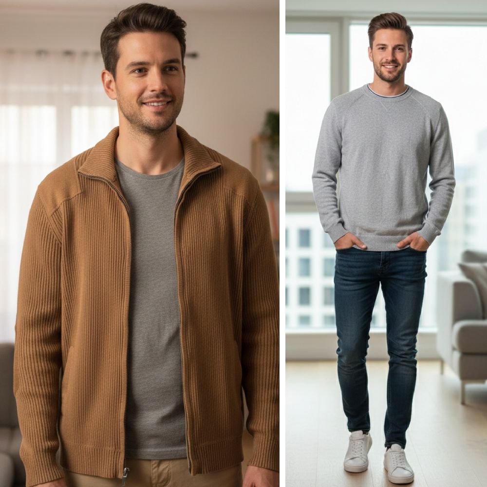 Lot de pull et veste homme 2XL 🌹