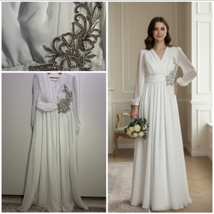 Robe Blanche magnifique 🌹🥰🥰