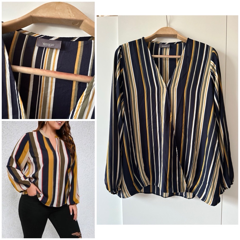Blouse rayée de la marque Yessica 🌹