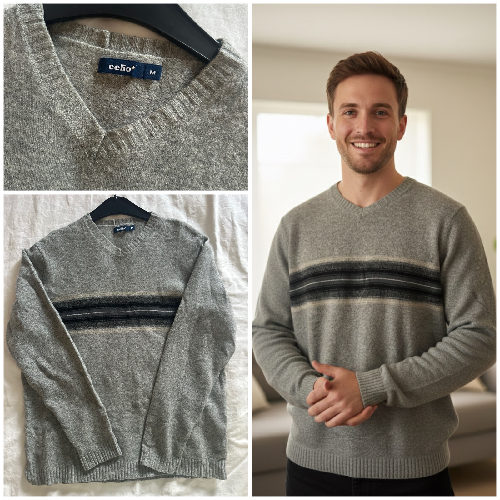 Pull homme état neuf marque Celio 🩶