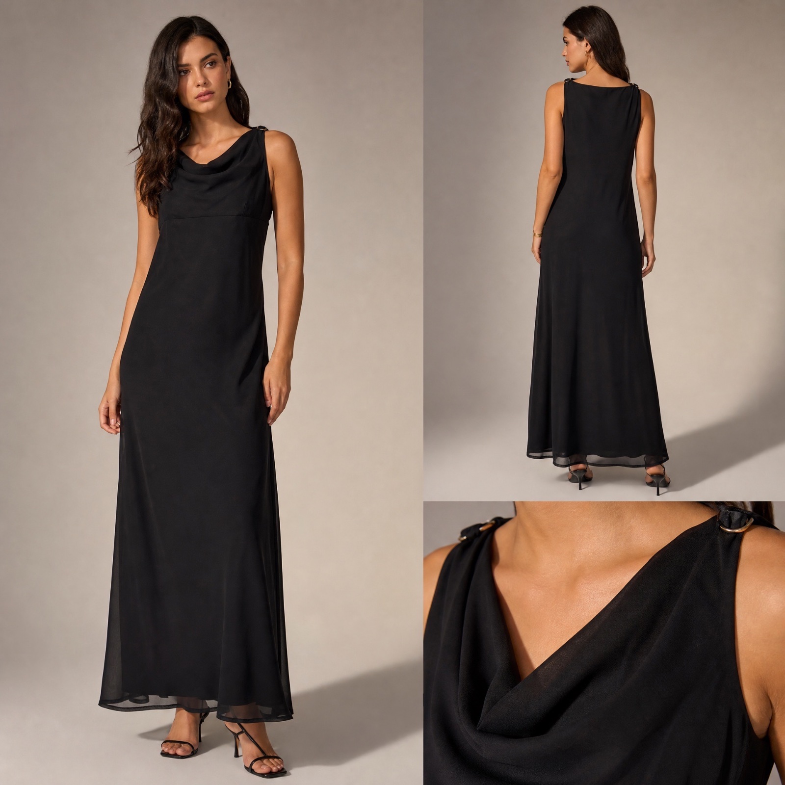 ✨ Robe Longue Noire s.Oliver Élégante & Chic | Parfaite pour vos Soirées ! ✨
