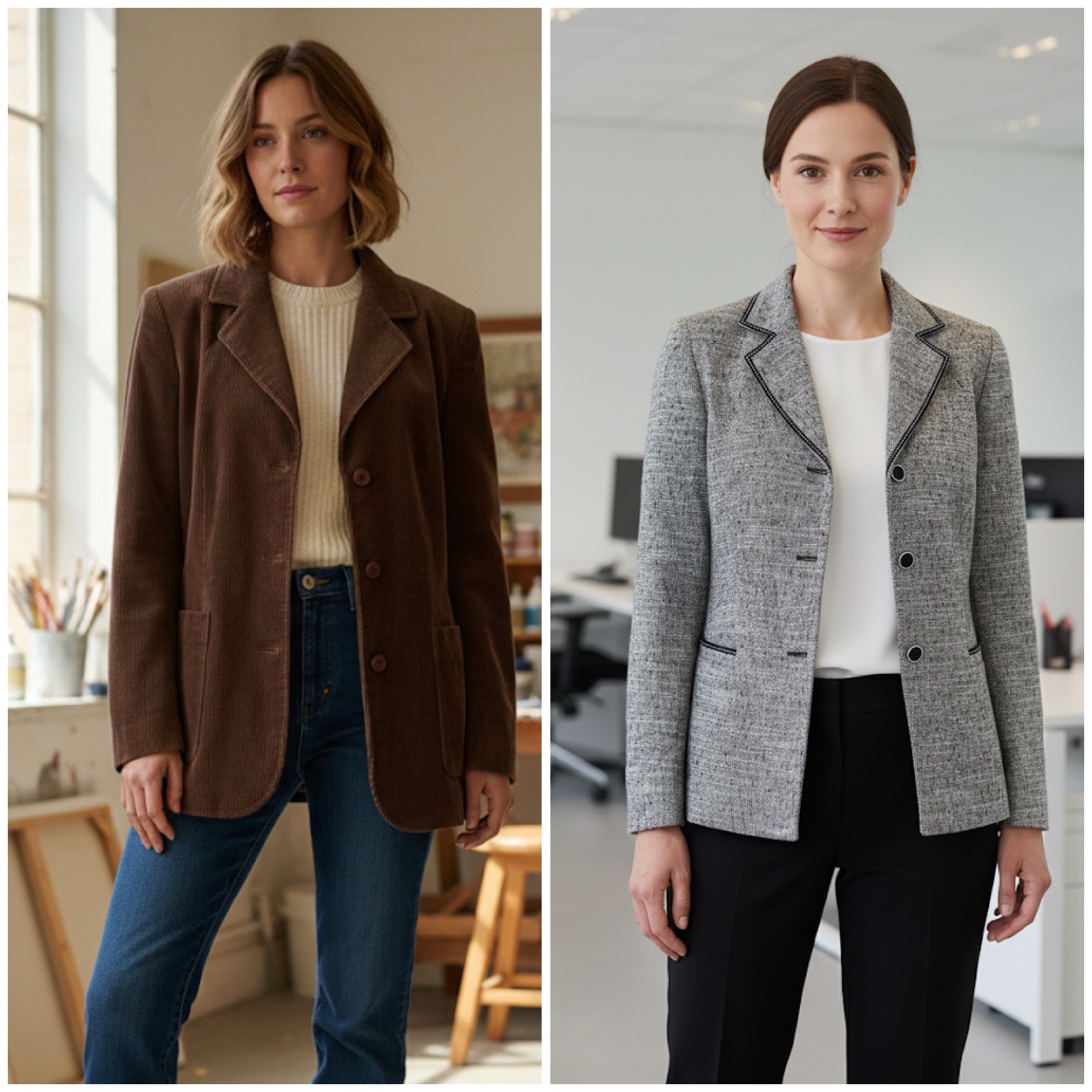 Lot de deux blazers 💞💞🌹🤎🔥🔥✨