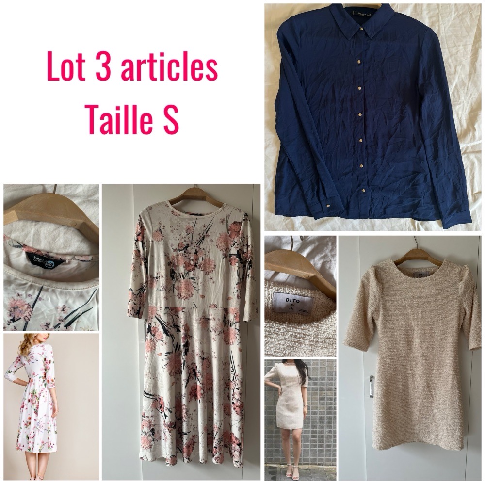 3 articles deux robes et une chemise 😍