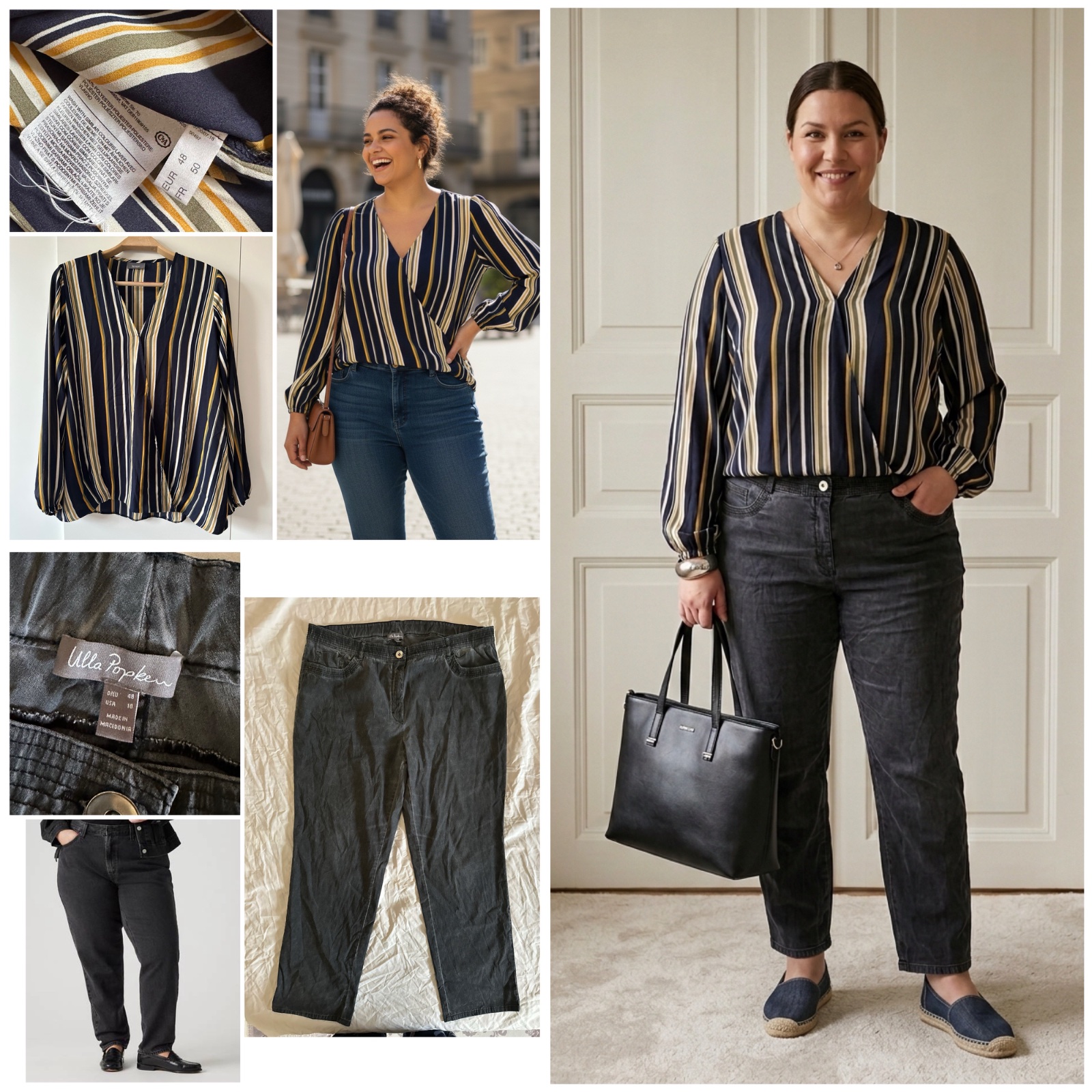 Total look🔥 Haut + pantalon grand taille✨🌹🔥 ✨✨