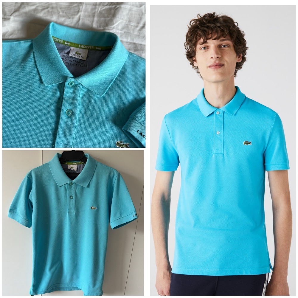 T-shirt Lacoste 😍🩵🩵