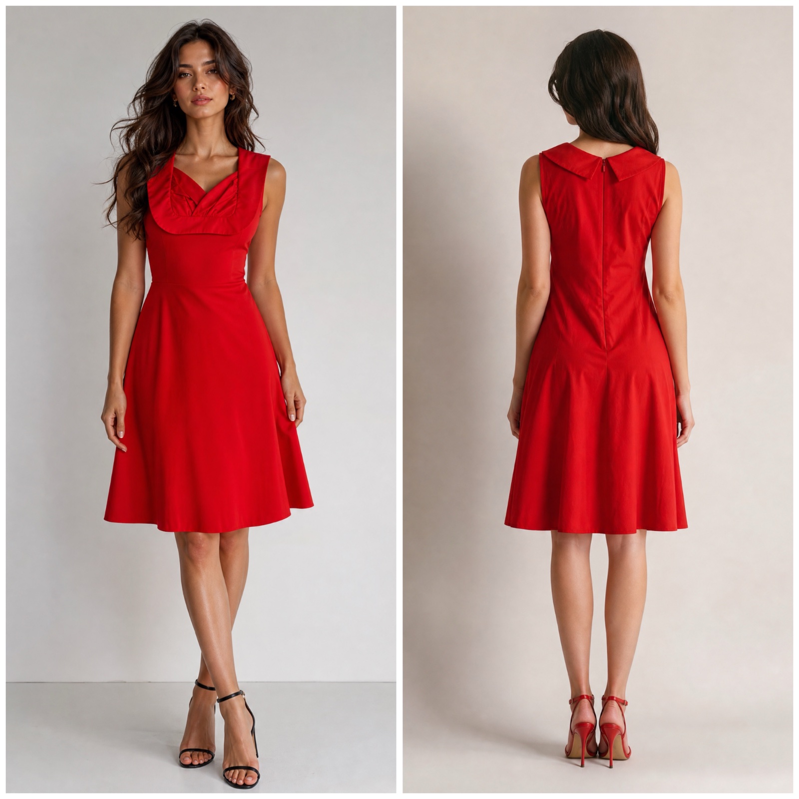 🌹 Magnifique Robe Rouge Élégante Encolure Drapée – Jamais Portée (T. XL) ✨🔥🥰🌹❤️
