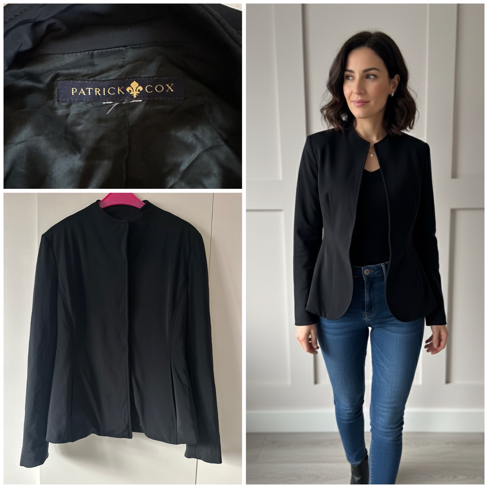 🖤 Veste cintrée Patrick Cox - Chic & Italienne 🌹