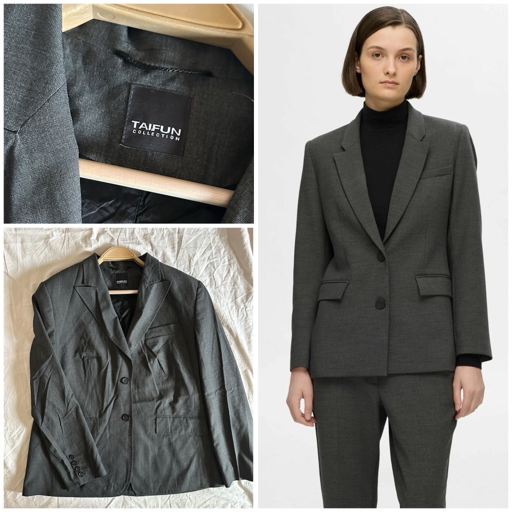 Blazer classique indémodable gris 🌹🌹 de la marque Taifun 🌹🌹