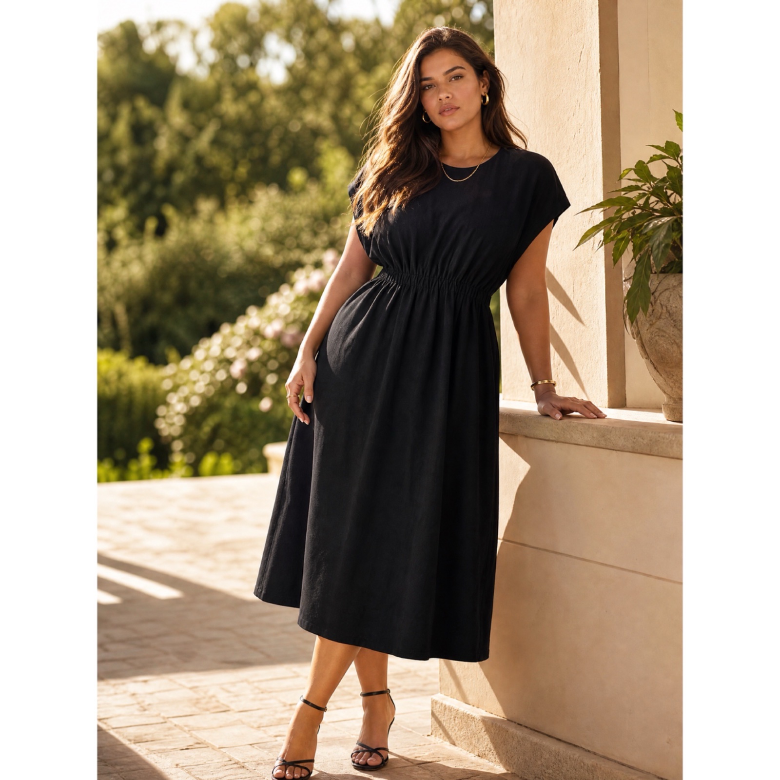 🖤 Robe Noire ZARA – Chic Minimaliste & Confort Absolu – Taille XL – Parfaite pour Toutes Occasions