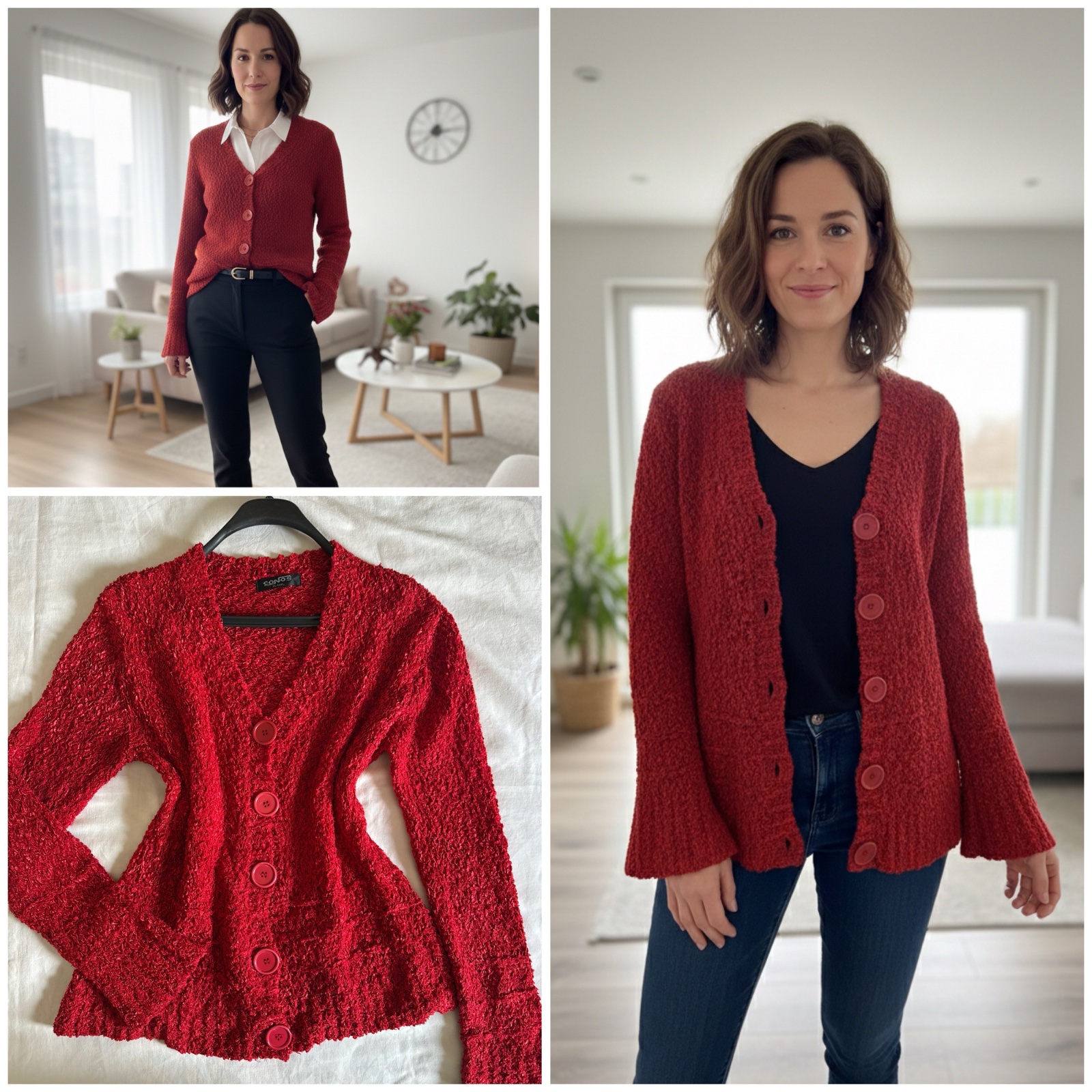 Gilet rouge 🌹😍
