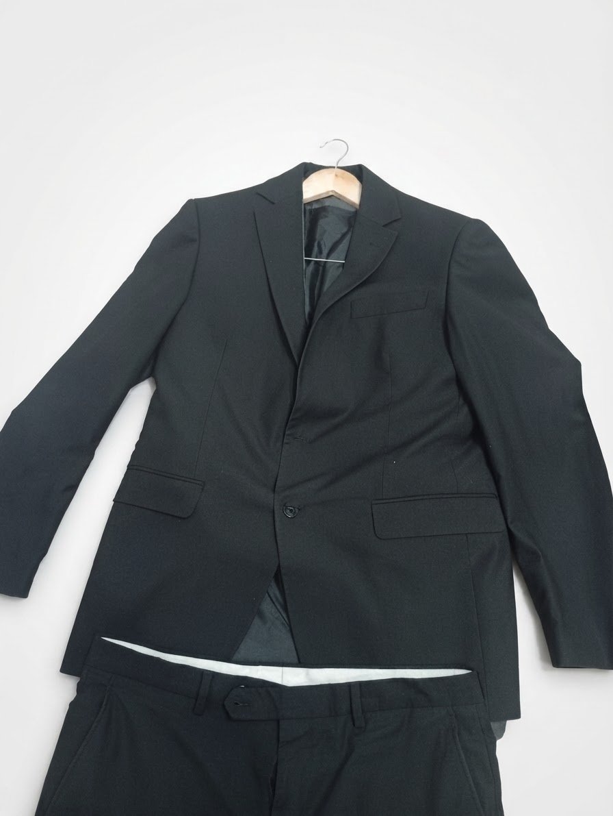 2 Costumes homme noir et bleu 