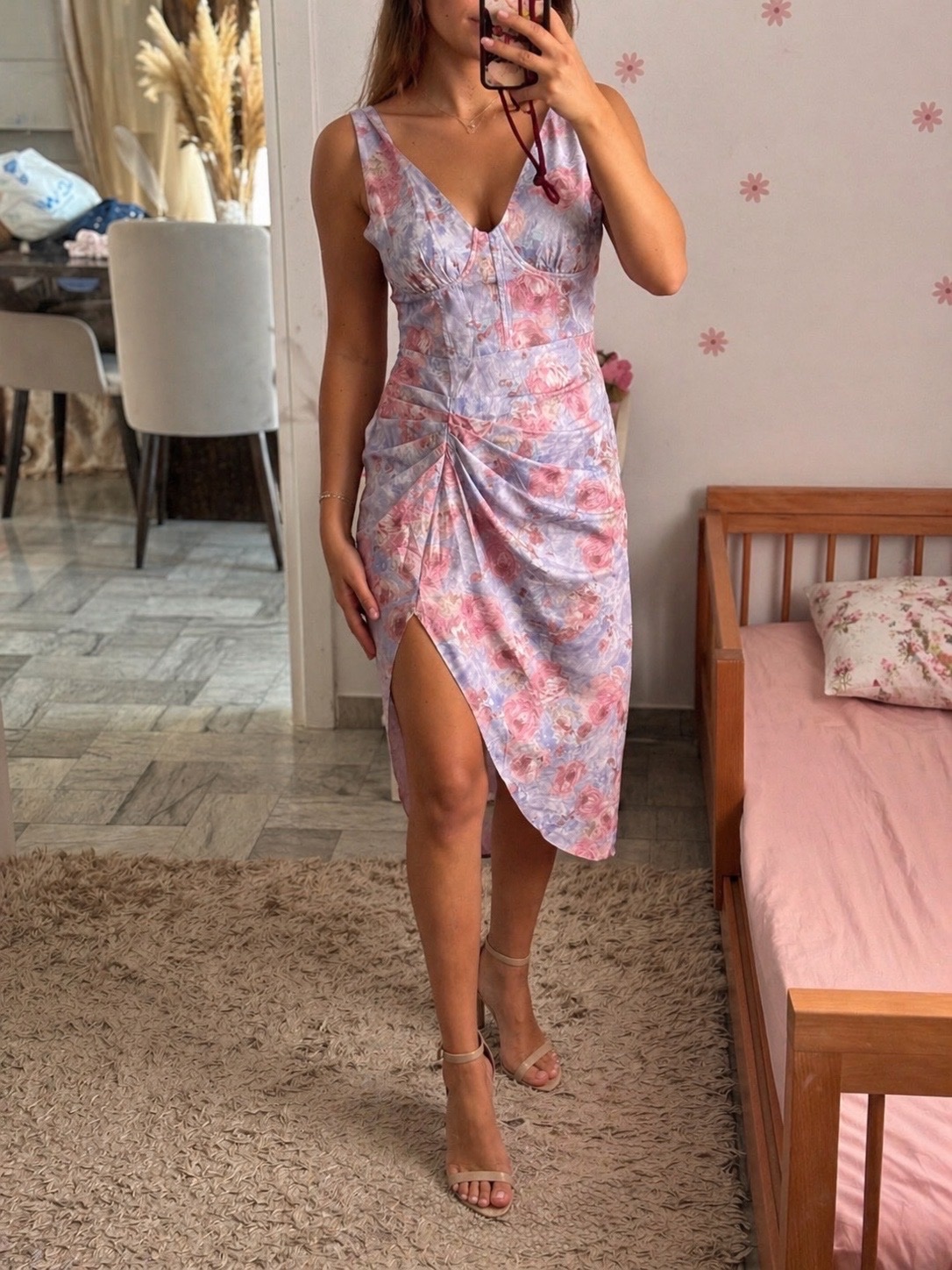     robe mi-longue 