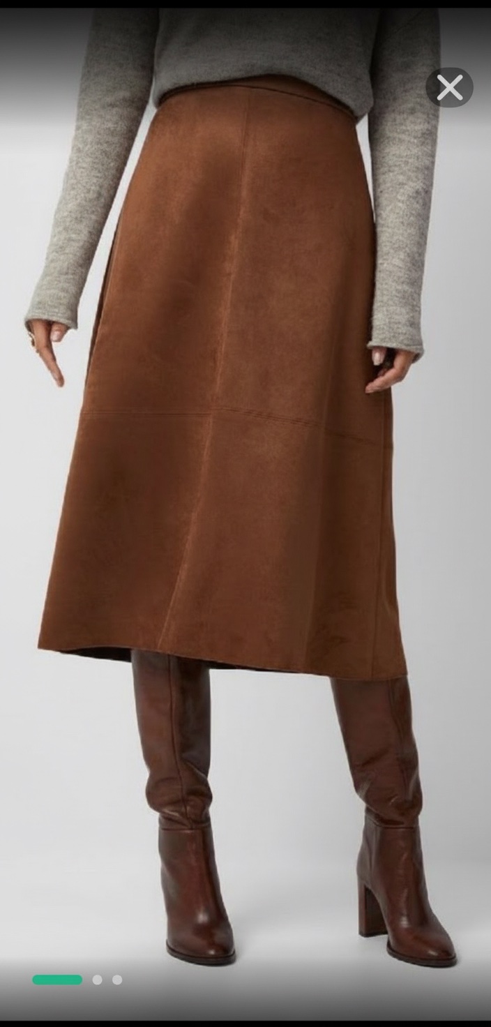 Jupe Midi en Daim très tendance 💃