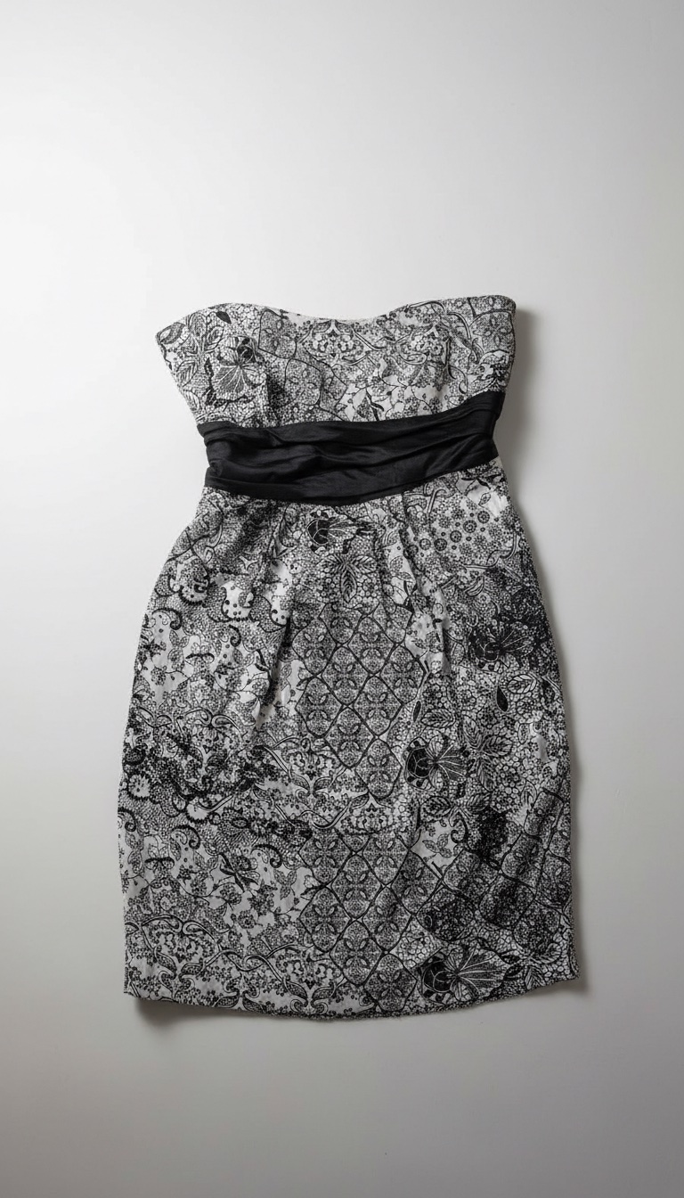 Robe noir et blanc