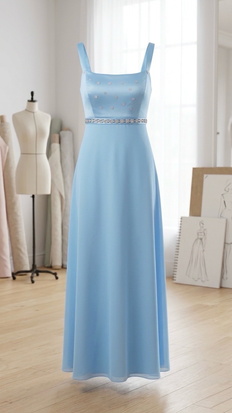 Robe bleu ciel 