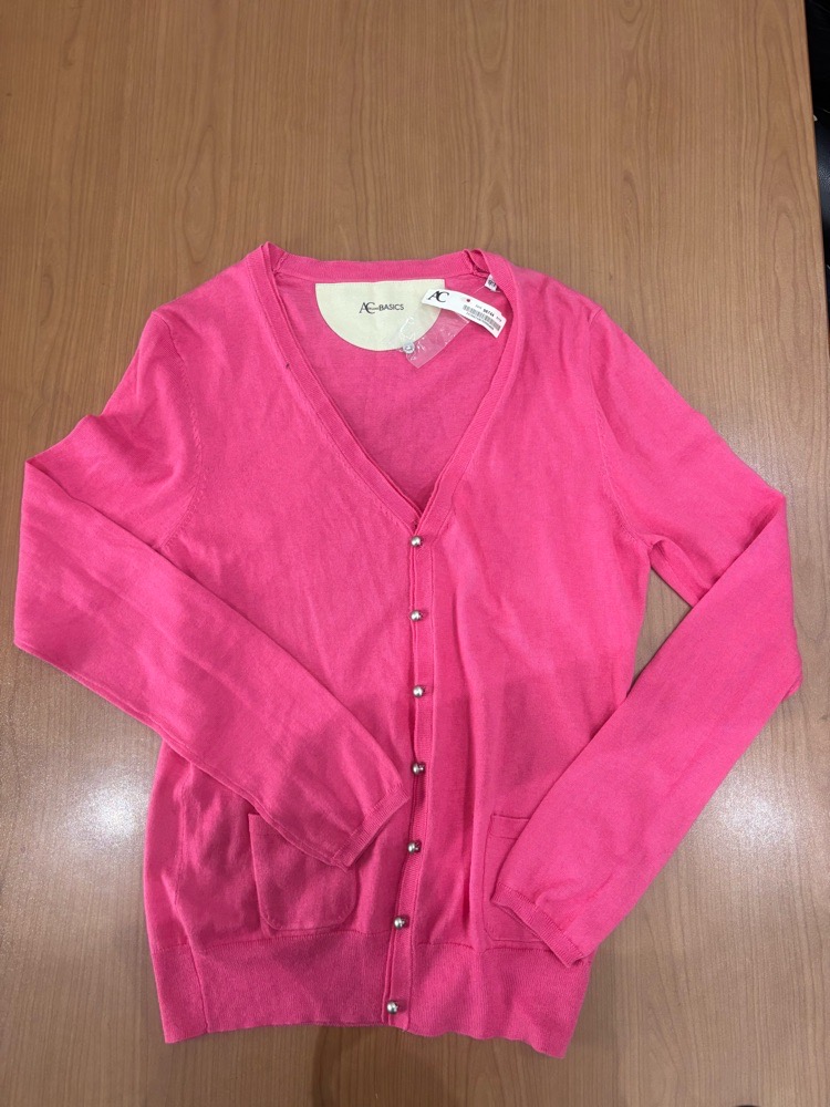 Gillet en maille rose
