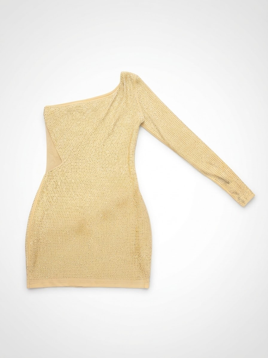 Gold party dress 