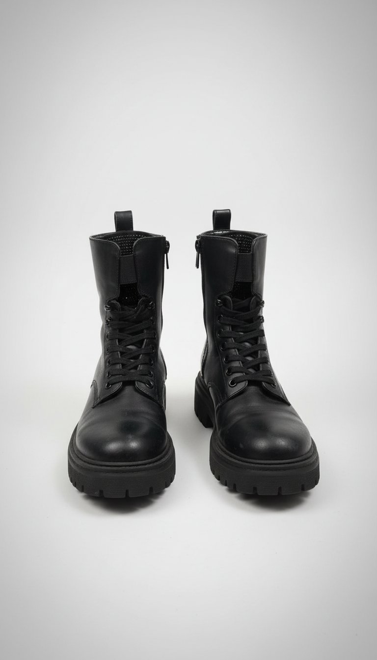 Des bottines avec strass peu portées