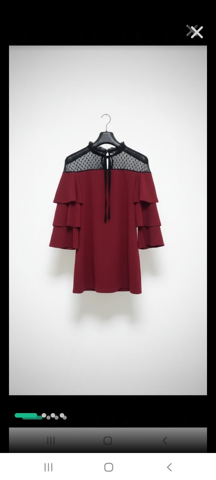 Robe burgundy 
