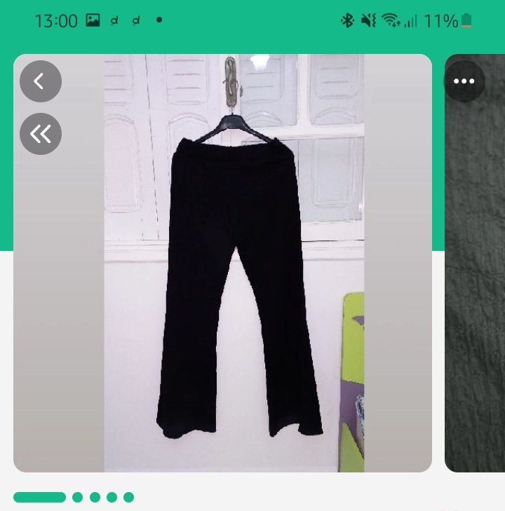 Pantalon noire large