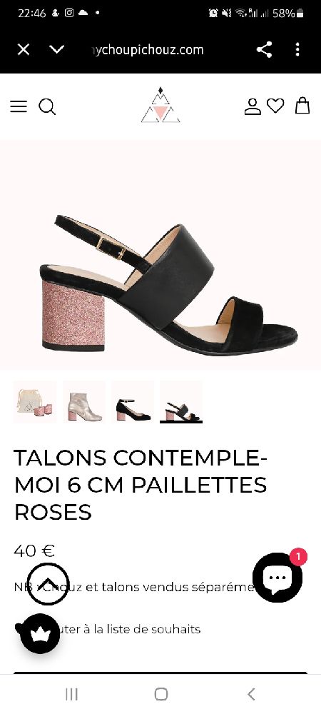 Sandales demi talon carré 