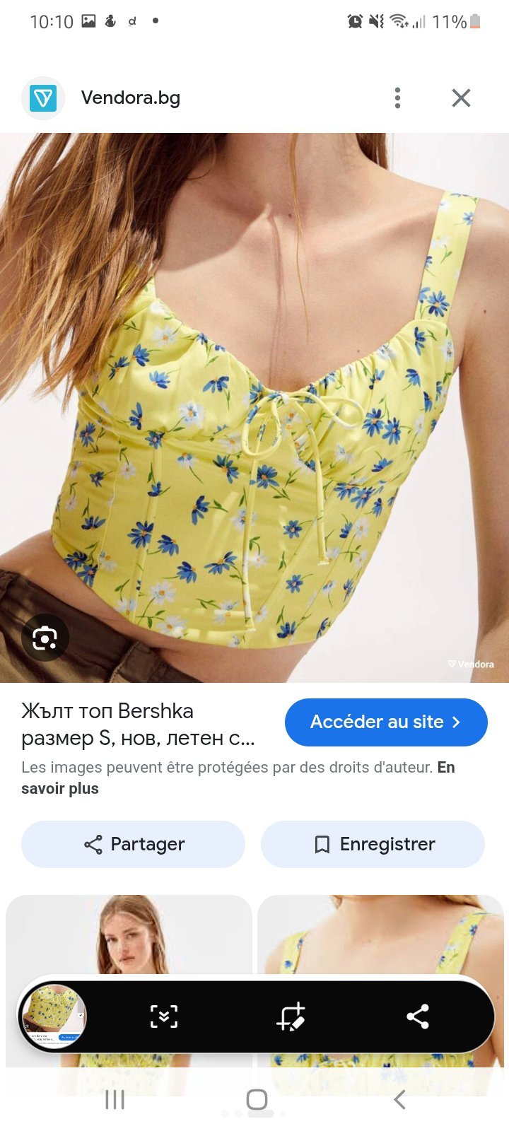 Top corset bershka 