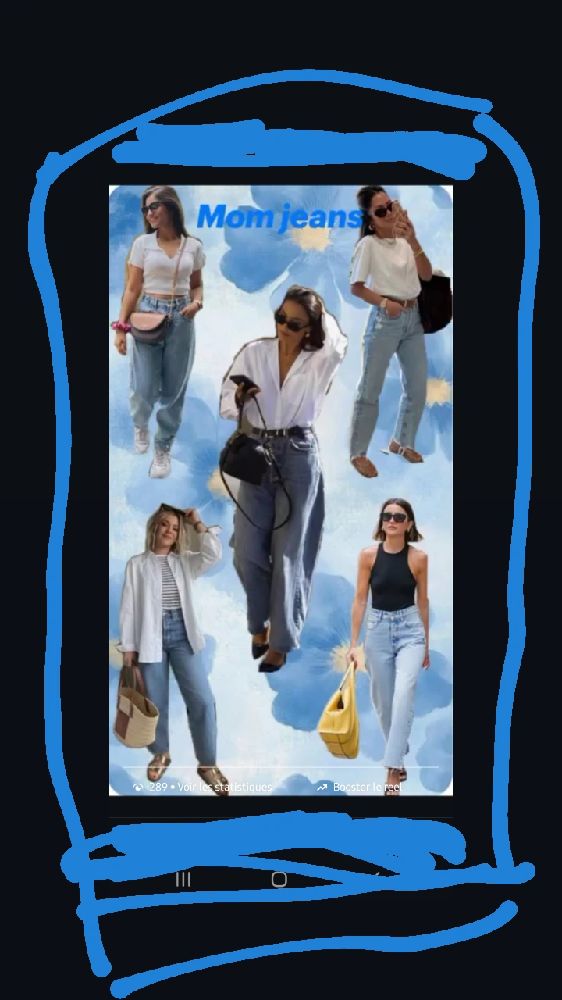 Mom jean bershka 