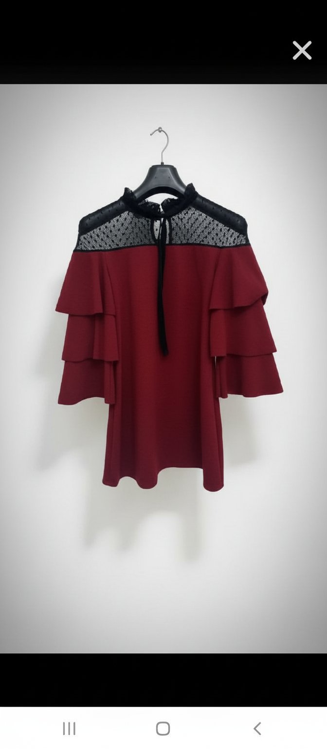 Robe burgundy hiver très classe made in italy