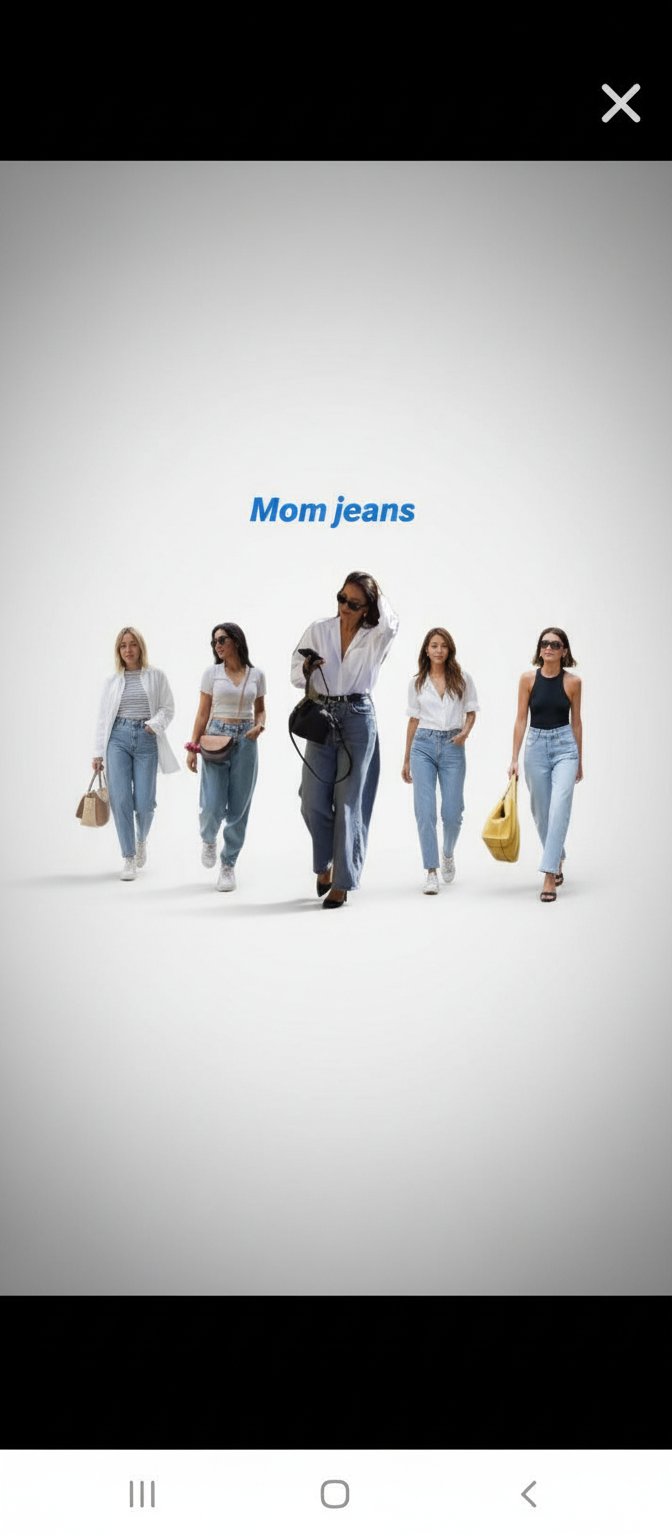 Mom jean bershka 