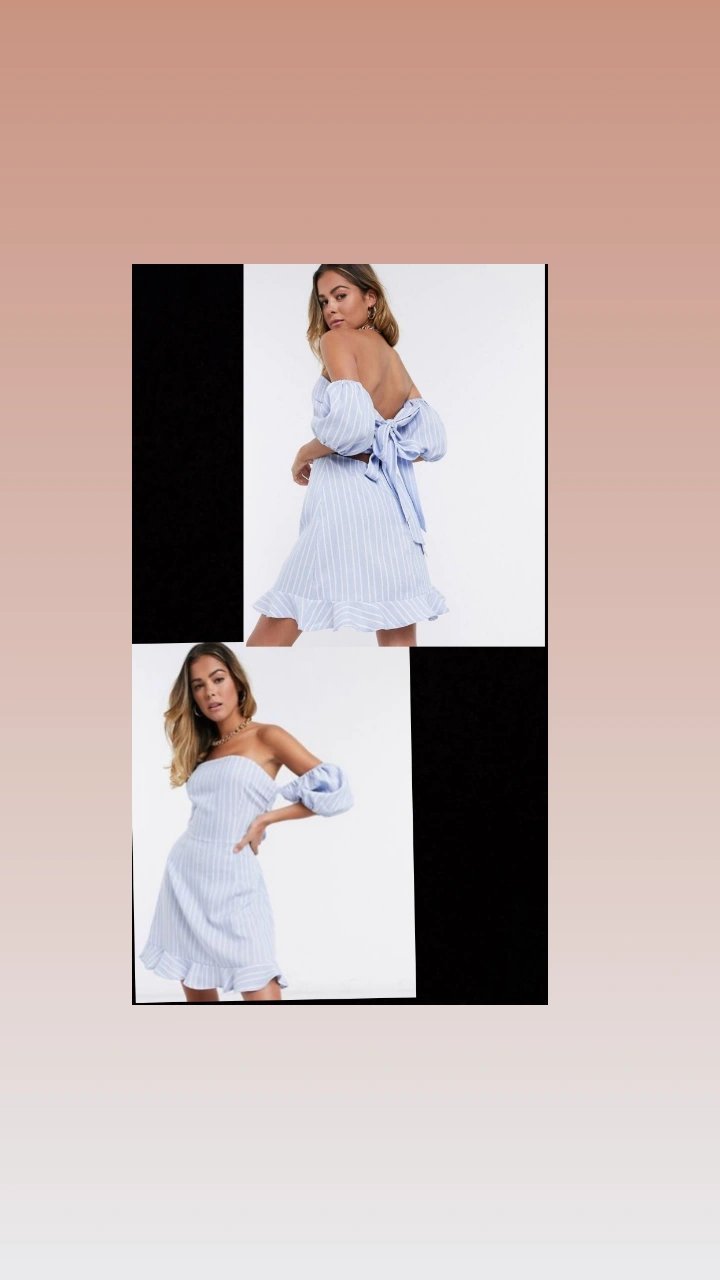 Robe rayée 
