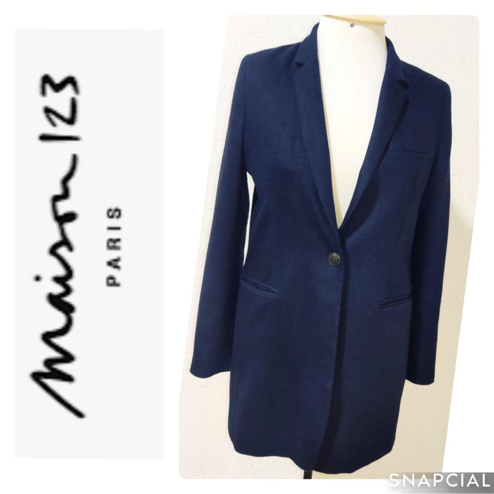 Long blazer de la marque maison 123 Paris p