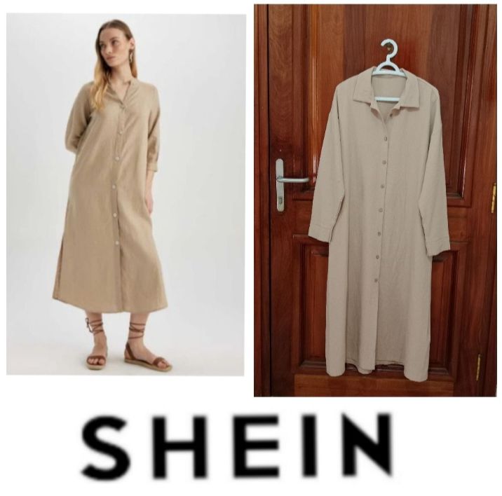 Robe chemise shein