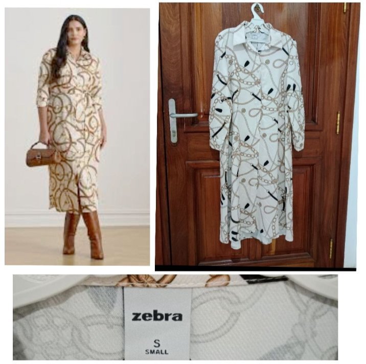 Belle robe neuve zebra