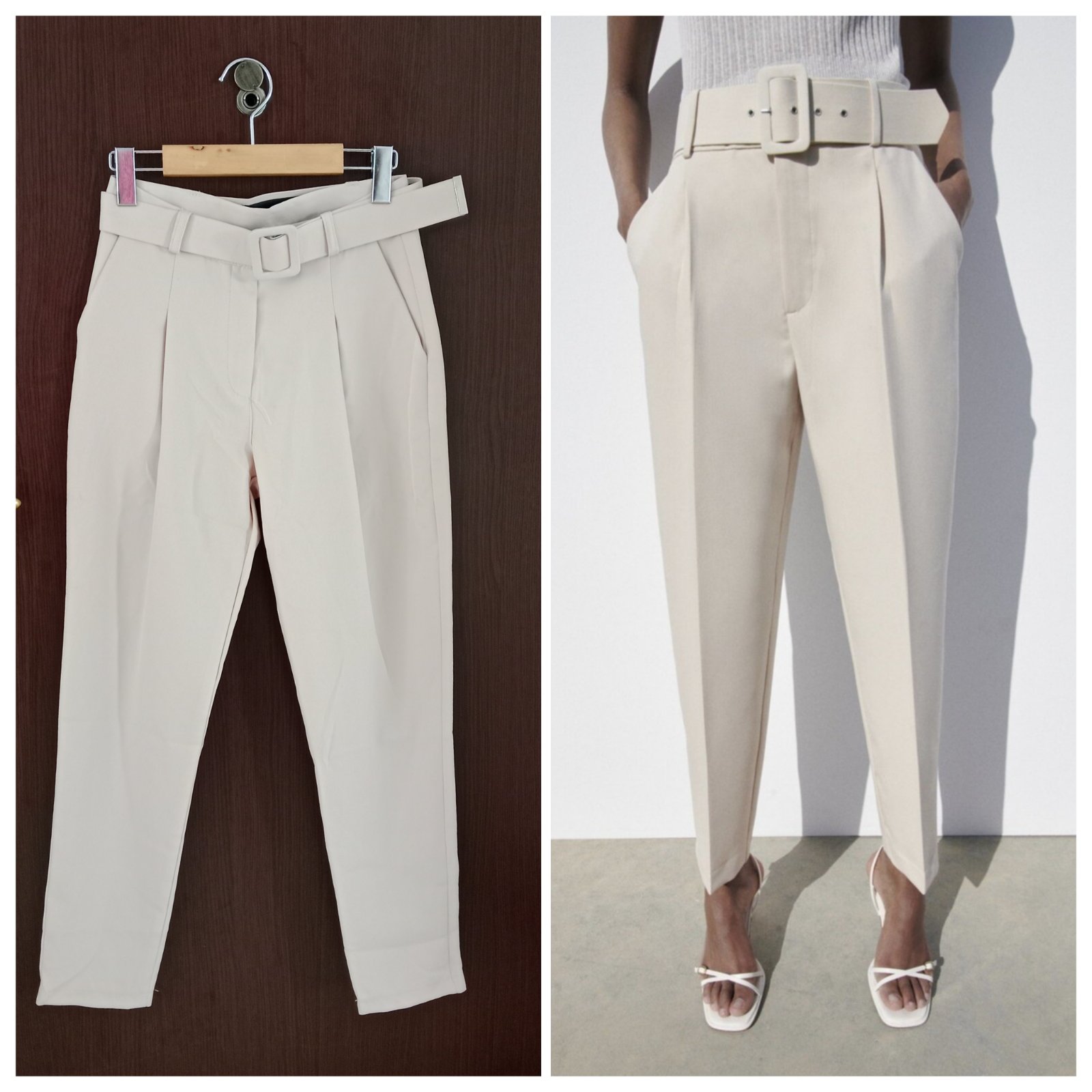 Magnifique pantalon neuf avec ceinture 