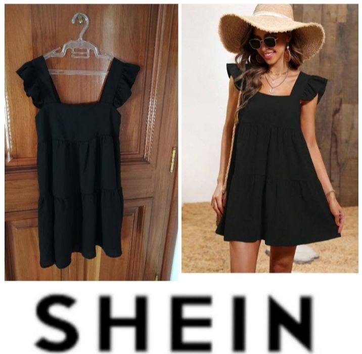 Magnifique robe noire shein 