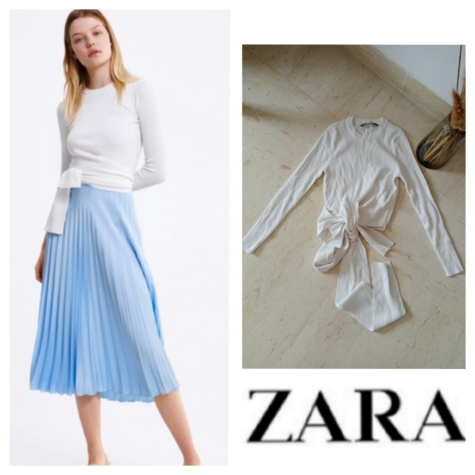 Joli pull côtelé Zara 