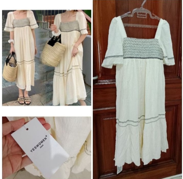 Belle robe avec étiquette 