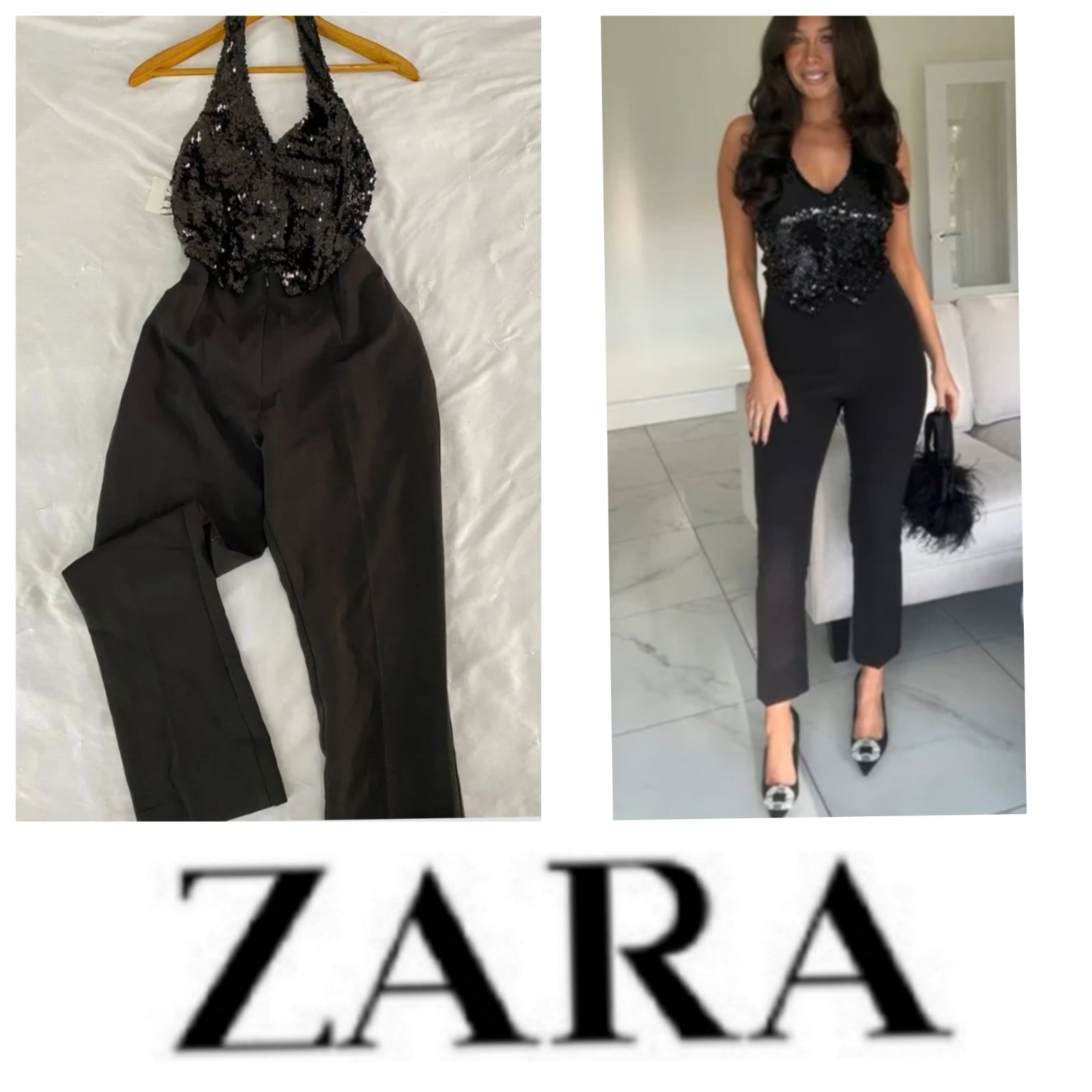 Combinaison pantalon ZARA + étiquette 