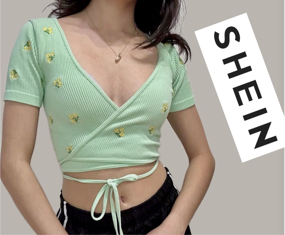 🔥Crop top cache-cœur 🔥 SHEIN🤩🔥