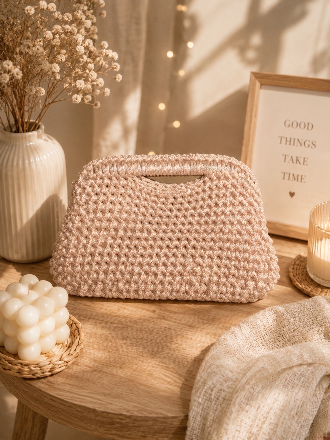 Clutch en crochet