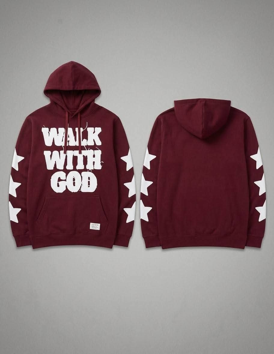 Capuche rouge bordeau