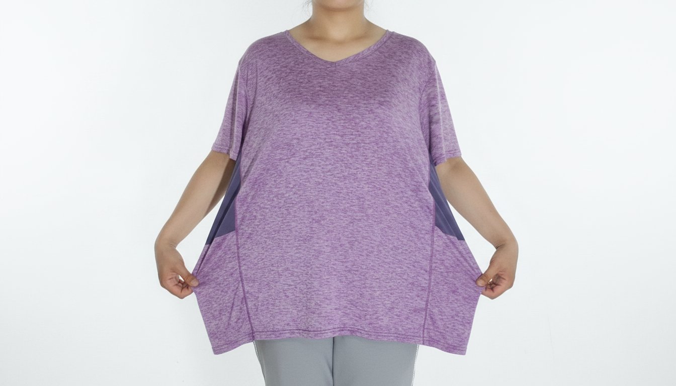 T-shirt de sport femme violet,