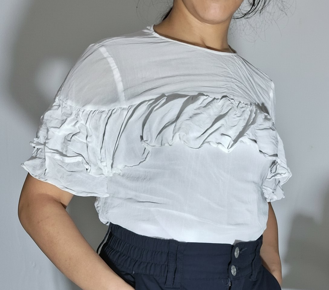 Blouse blanche chic 