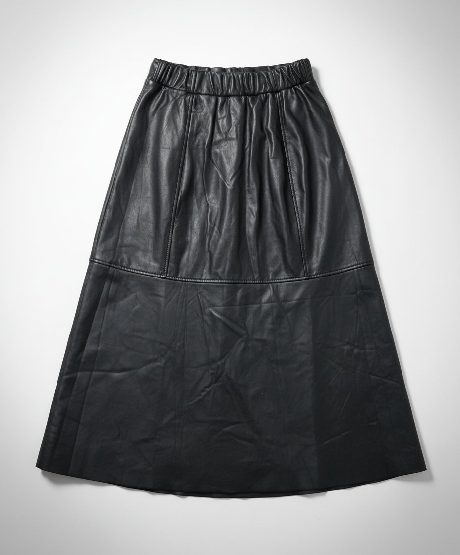 Jupe en cuir