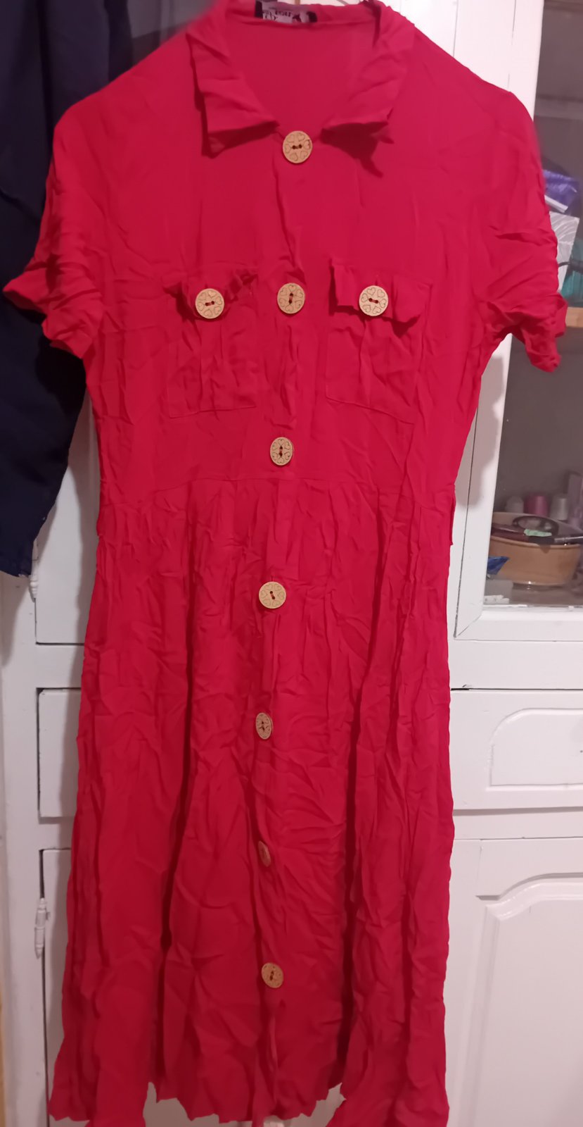 Robe rouge langue